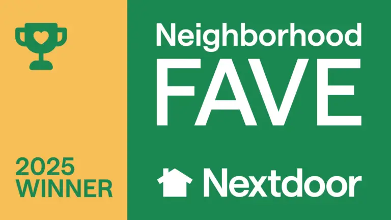 Nextdoor Neighborhood Fave 2025 winner badge